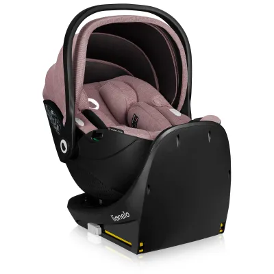 360° pasisukanti autokėdutė Lionelo Moxie I-size set, Pink Muave