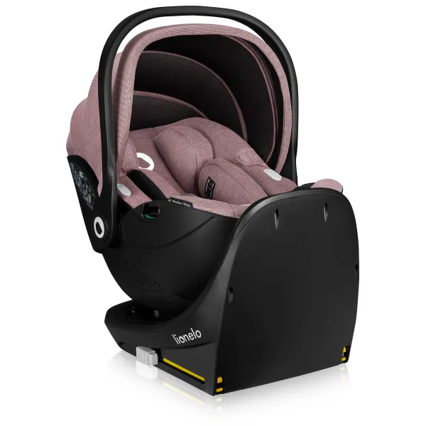 360° pasisukanti autokėdutė Lionelo Moxie I-size set, Pink Muave