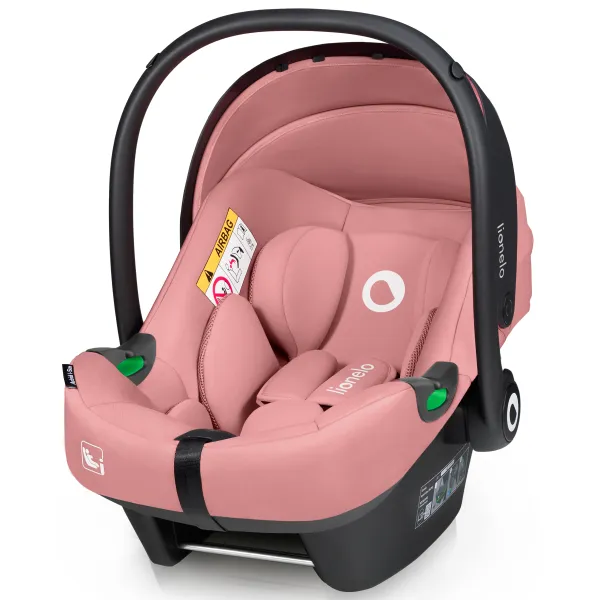 Autokėdutė Lionelo Astrid I-size 0-13 kg., Pink coral