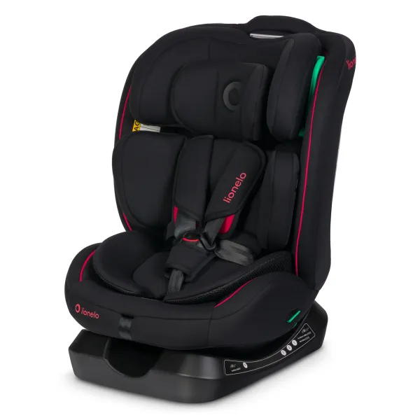 Automobilinė kėdutė Lionelo Aart I-size 0-36 kg., Black red