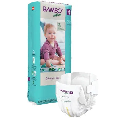 BAMBO NATURE ekol. sauskelnės 4 (7-14 kg), 48 vnt.