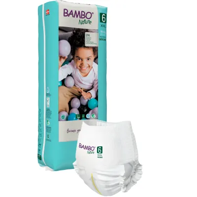 BAMBO NATURE ekol. sauskelnės, Dydis 6, Tall ( 15+ kg) 38 vnt.