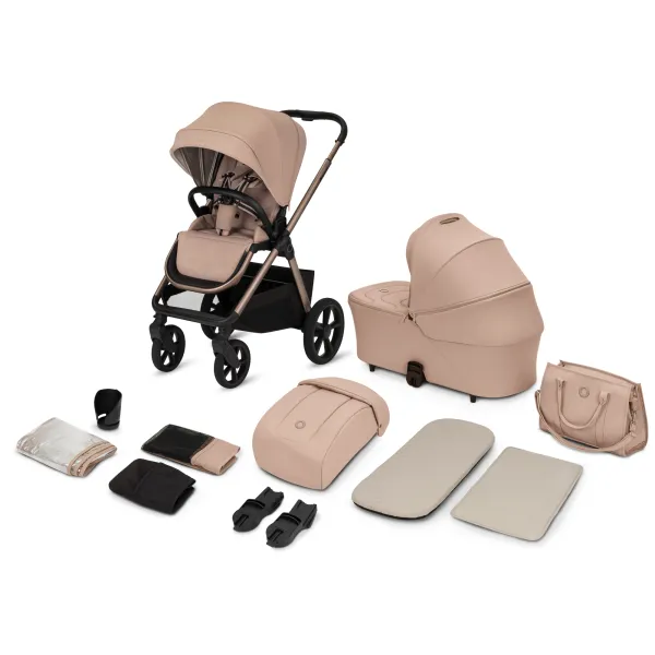 Universalus 2in1 vežimėlis Lionelo Carmine, Beige sand
