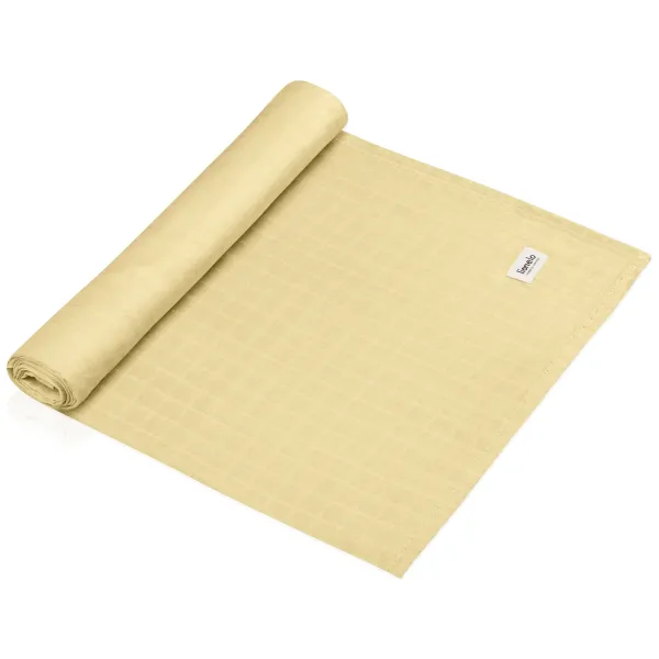 Lionelo Bamboo Swaddle vystyklas 120x120 cm., Yellow lemon