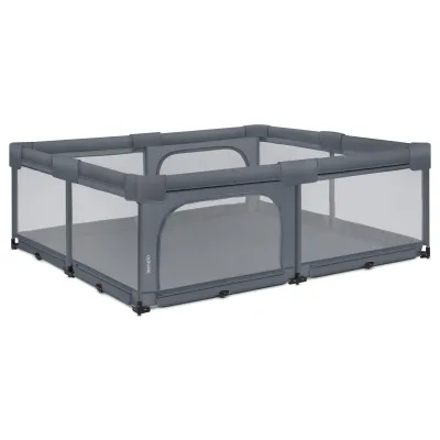 Žaidimų maniežas Lionelo Florence XL Easy Fold 180x200 cm., Grey stone