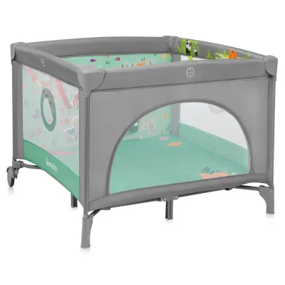 Kvadratinis maniežas Lionelo Mille Plus, Grey green