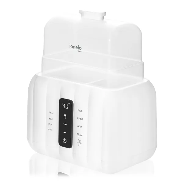 Buteliukų šildytuvas ir sterilizatorius Lionelo Thermup Duo, White