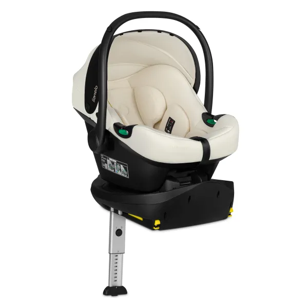 180° pasukama autokėdutė su baze Lionelo Astrid Plus I-size set plus, Beige cream
