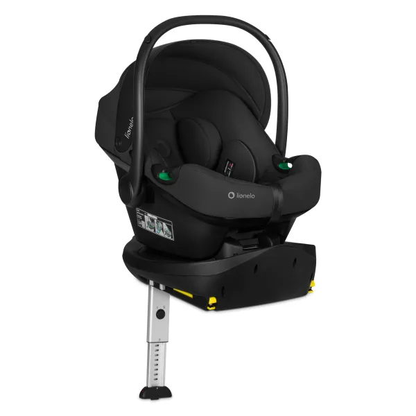 180° pasukama autokėdutė su baze Lionelo Astrid Plus I-size set plus, Black onyx