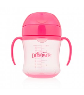 Gertuvė Dr. Brown's minkštu snapeliu su rankenėlėmis 180ml