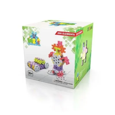 Meli konstruktorius su priedais 200 detalių