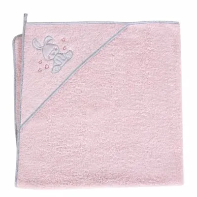 Rankšluostis su gobtuvu kiškis CebaBaby 100x100cm