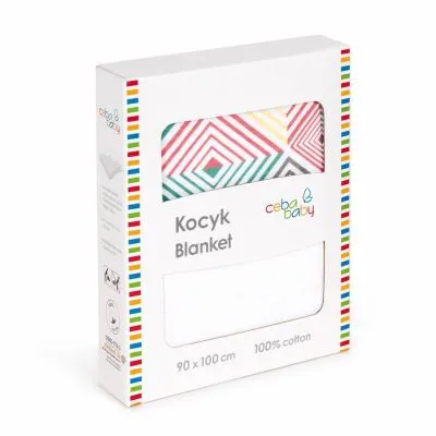 CebaBaby pledas Jersey 90x100 rombai