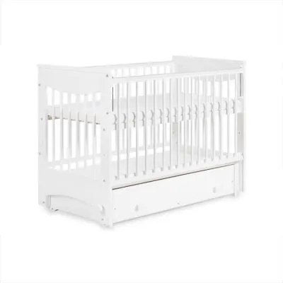 Supama lovytė Klupš Luna su stalčiumi balta