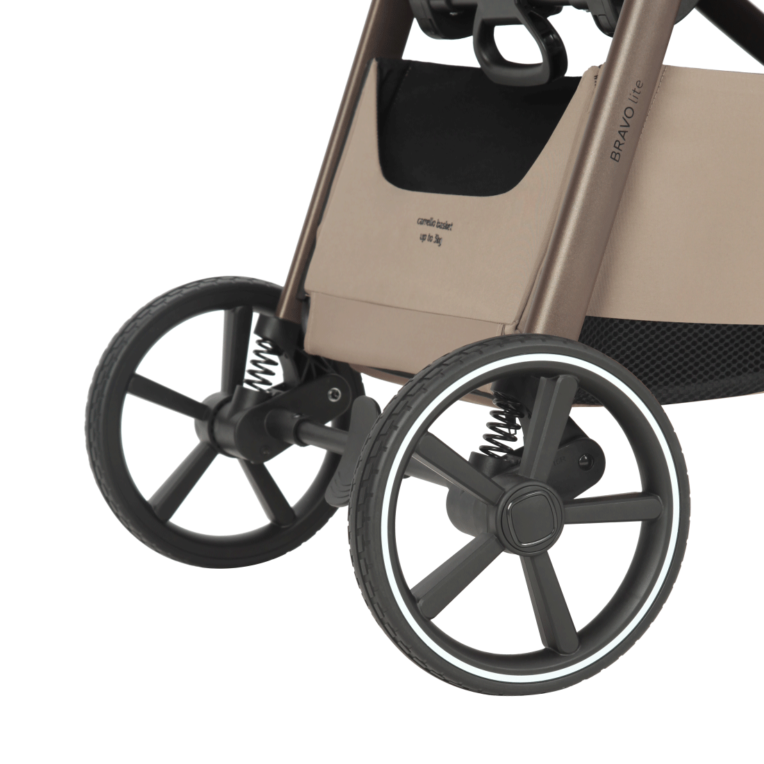 Galinių ratukų amortizacija