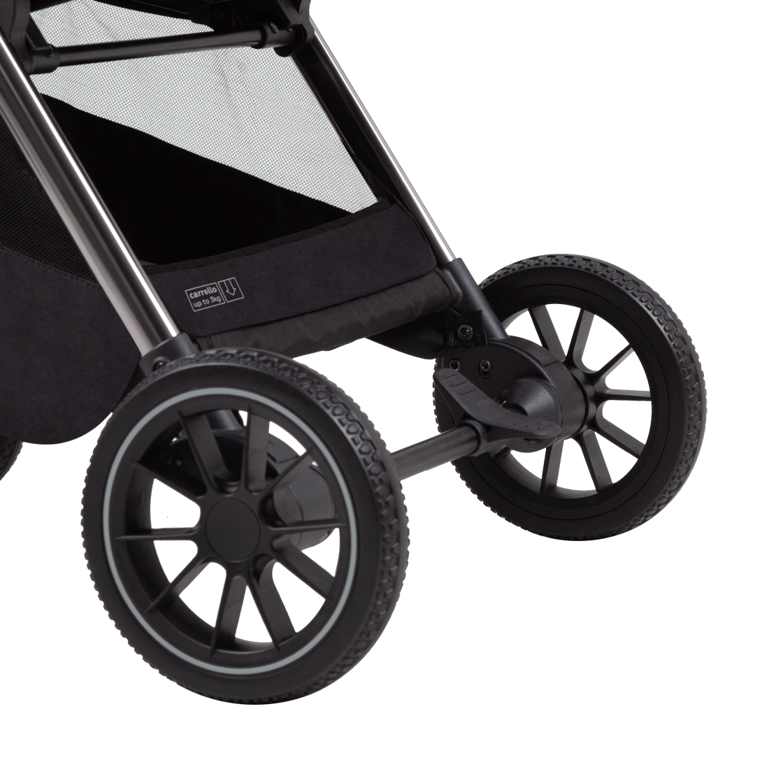 Galinių ratukų amortizacija